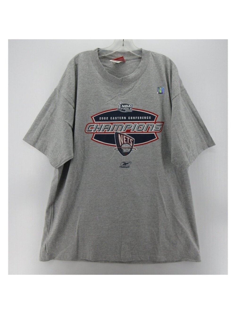VTG New Jersey Nets Shirt XL 2002 Eastern Conference Champs Reebok NWOT